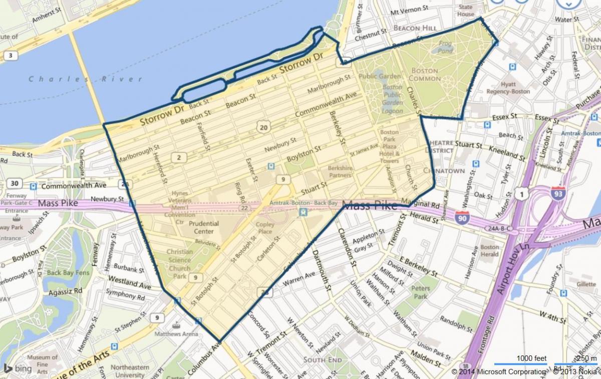 бацк Баи Бостон мапи