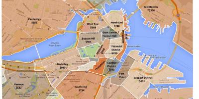 Град Бостон зонирање мапи