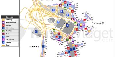 Карта Бостона аеродром