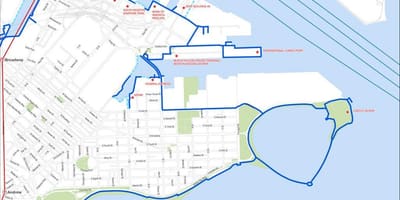 Слободно време harborwalk Бостону мапи