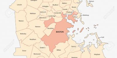 Метро карта Бостона